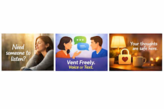 listen to your thoughts and vent privately, voice or text