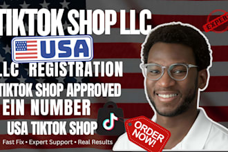 do US llc registration and ein for non us residents tiktok shop owners