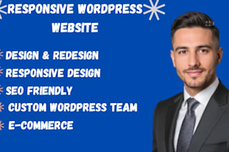 design a professional wordpress website a complete wordpress redesign