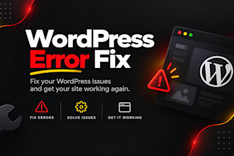 fix website wordpress error