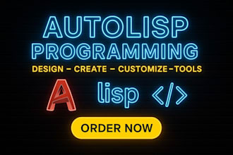 program in autolisp for autocad or bricscad