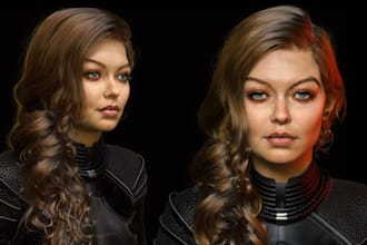 create realistic metahuman characters for unreal engine, games and cinematics
