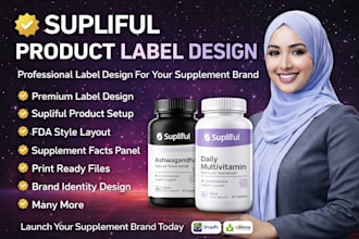design supliful product label, supliful product upload, supliful shopify website