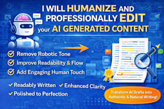 humanize and professionally edit your ai generated content