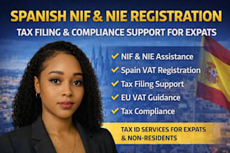 spanish nif and nie registration, tax filing and compliance support for expats