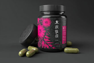 do spice label, honey label, peanut butter label design