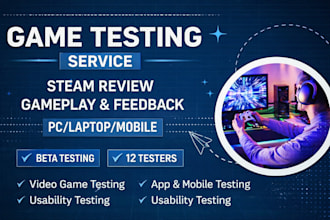 do professional game testing steam review game tester app testing video games