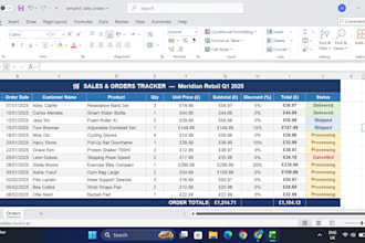 enter your data into spreadsheets