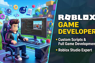 make full roblox game and custom script as a roblox scripter