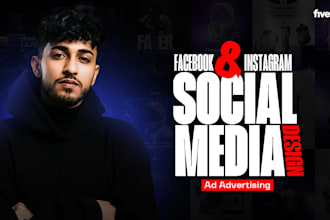 design facebook and instagram social media paid advertising post