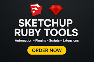 create develop tools for sketchup with ruby