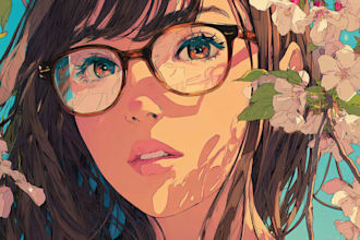 draw beautiful anime illustration for you