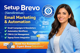 setup brevo sendinblue email marketing automation and campaigns