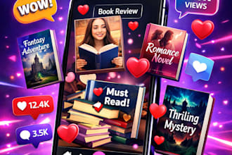 create viral booktok promotion and tiktok book promo campaign