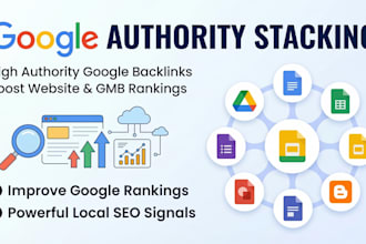 create google authority stack for local seo and map ranking