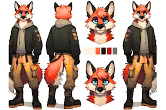 fursona ref sheet furry reference sheet anthro ref sheet furry ref sheet