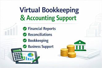 provide virtual bookkeeping and accounting support for your business