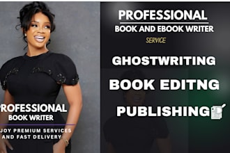 be your ebook and book ghostwriter