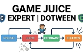 add UI animations and game feel using tween and feel plugins