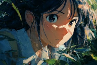 draw an anime illustration
