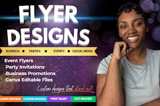design a custom flyer or invitation
