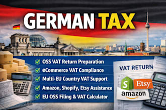 prepare and file oss vat return for germany and eu ecommerce sellers