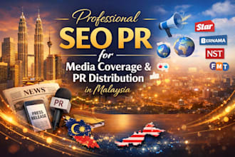 write a profession SEO pr for media coverage and PR distribution in malaysia