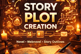 create a plot outline of your movie webnovel