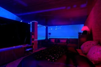 create custom vrchat world, 3d game environment, vrchat map, vrc world, vr world