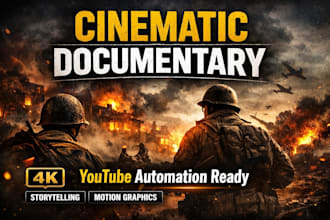create 3d cinematic faceless youtube documentary videos