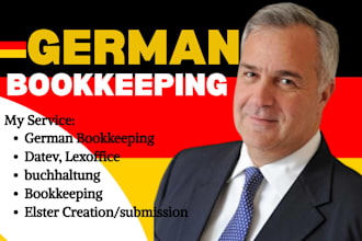 handle datev or lexoffice german bookkeeping, accounting and payroll fillings