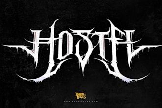design a modern alternative metal logo for your band