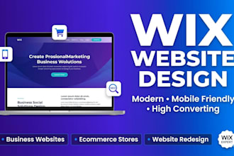 design a modern wix website, wix website wix website design wix website redesign
