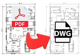 convert your hand sketch or pdf to revit drawings