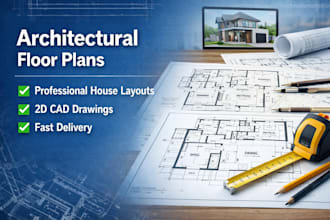 draw professional architectural floor plans