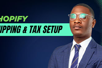 do 9 steps shopify store setup, setup shipping and tax be your store manager
