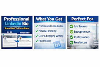 write a professional linkedin bio that makes you stand out