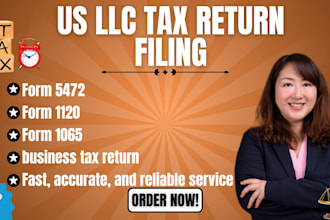 efile us llc tax form 1120 5472 1065 1040, business tax filling returns