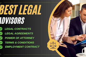 draft professional legal contracts, agreements, deeds, and legal document