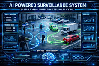 build ai surveillance object detection and motion tracking system