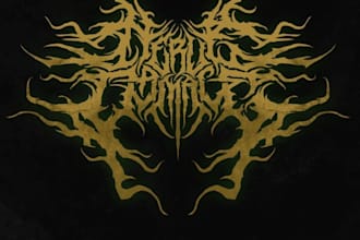 design a heavy southern metal logo for your band