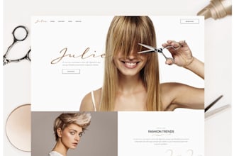 create hairdresser business website