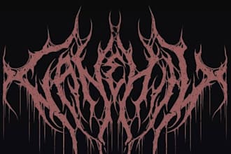 design a rugged desert rock metal logo for your band