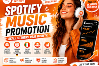 do spotify music promotion, german music promotion and italian music