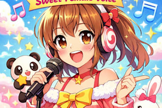 chinese female singer mandarin cantonese anime  for your project