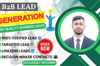 provide targeted b2b lead generation and verified email list
