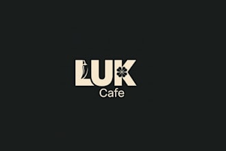 create a professional cafe or coffee shop logo design