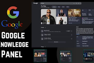 create a approve verified google knowledge panel for personal, company and brand