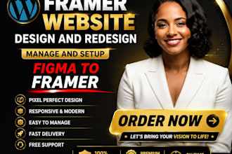 migrate transfer figma framer webflow website redesign revamp fix landing page