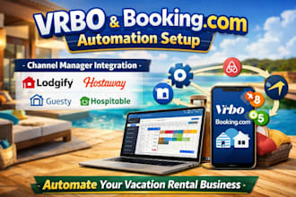 set up guesty and hospitable channel manager integration for ota automation